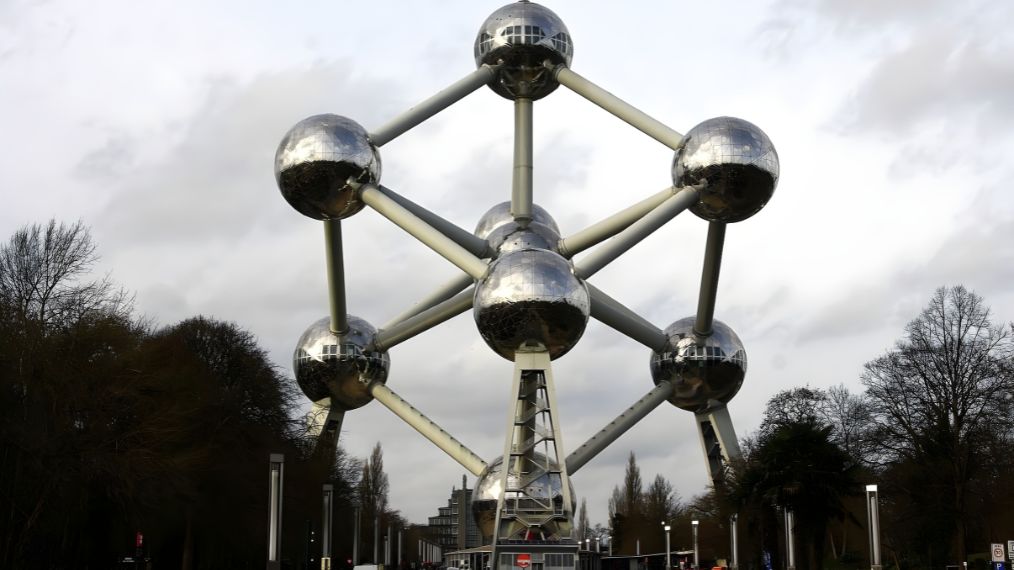 L'Atomium, un monument de la ville de Bruxelles, en Belgique