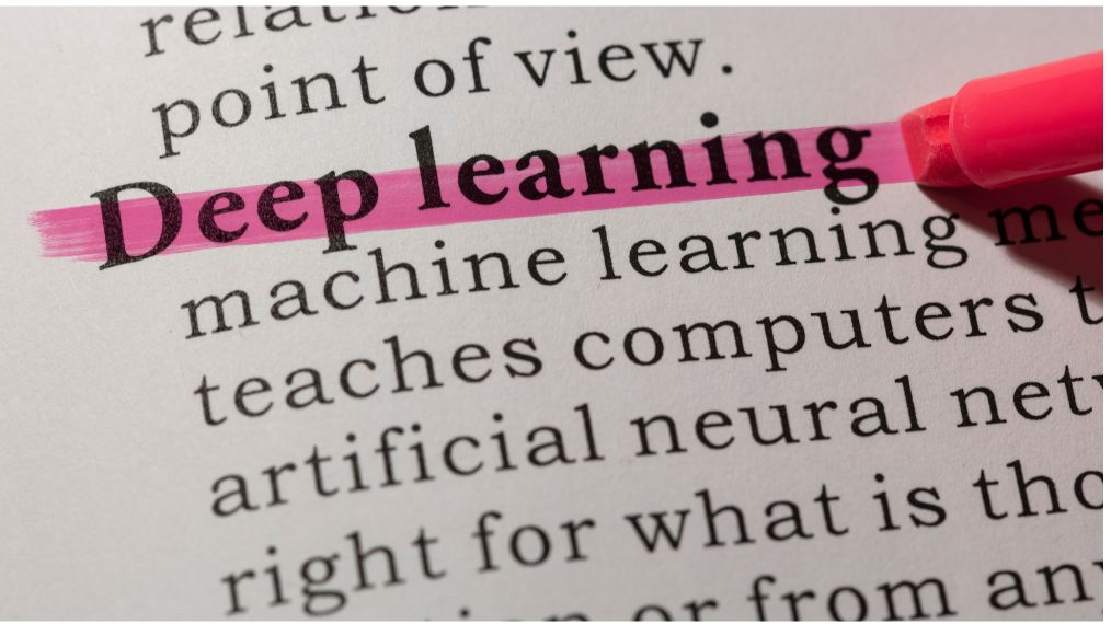 deep learning écrit sur un papier