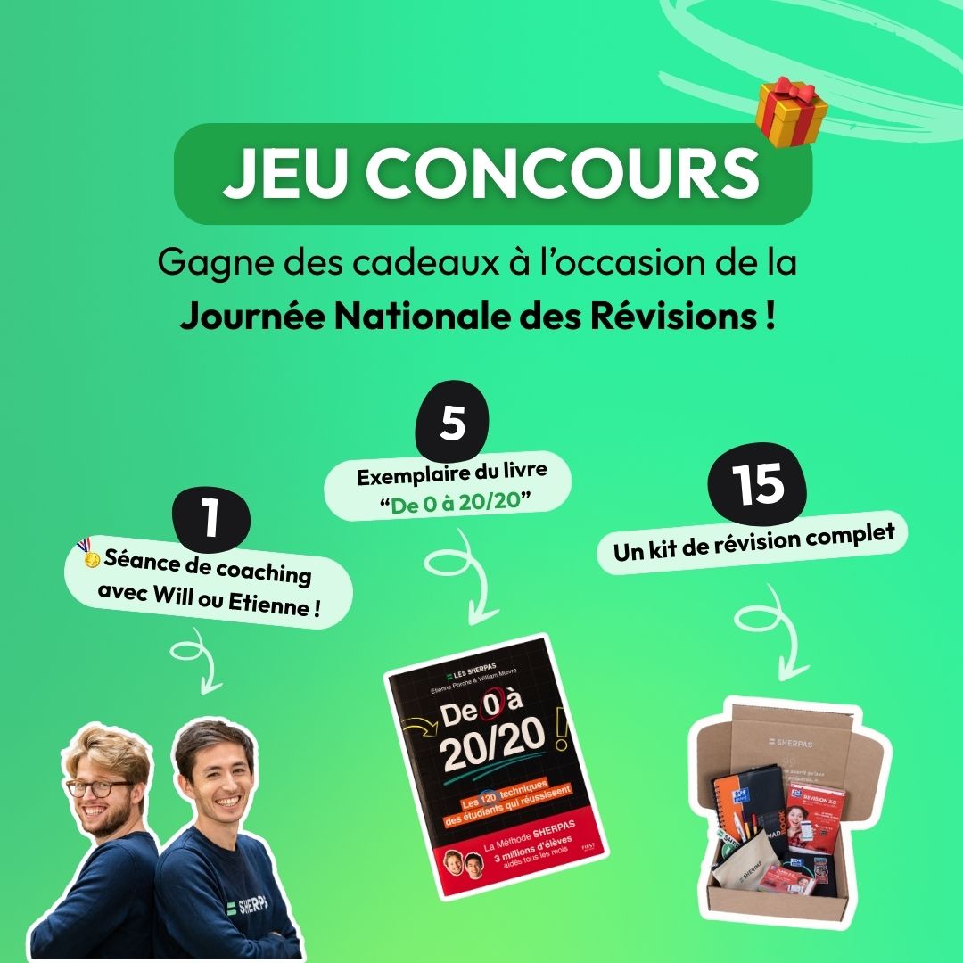 Infos du jeu concours