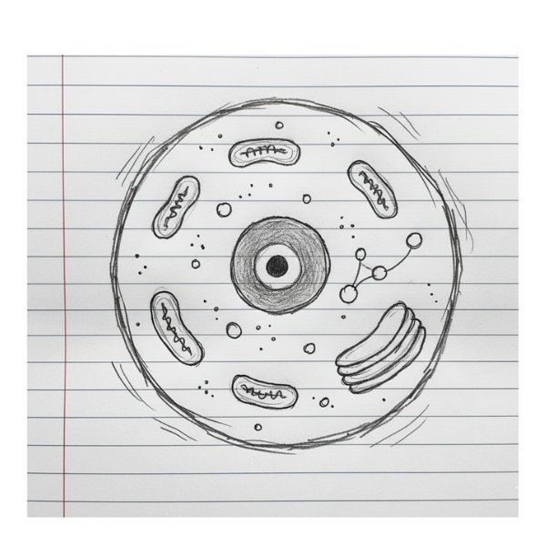 Schéma d'une cellule eucaryote animale