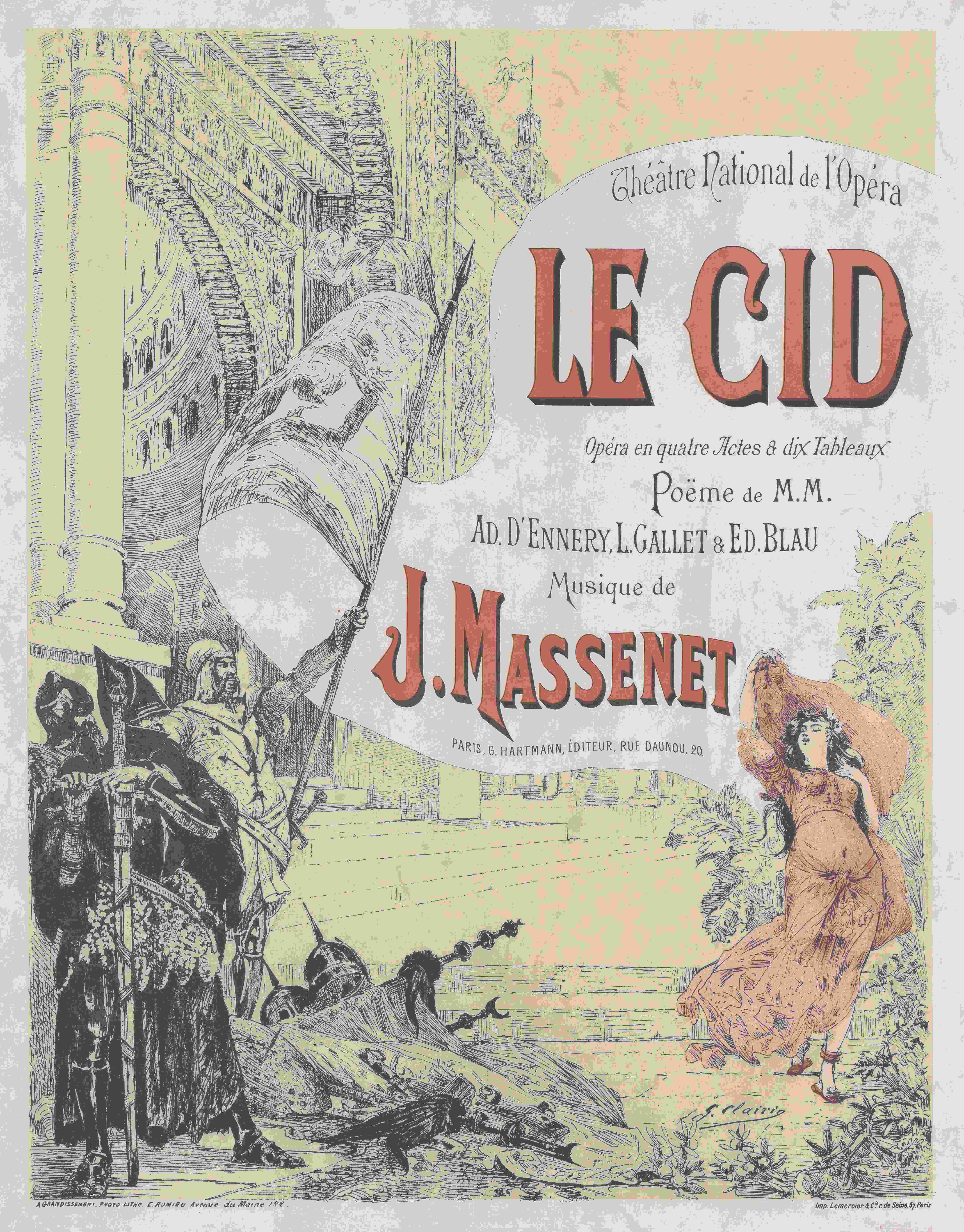 Poster de l'adaptation théâtrale du Cid