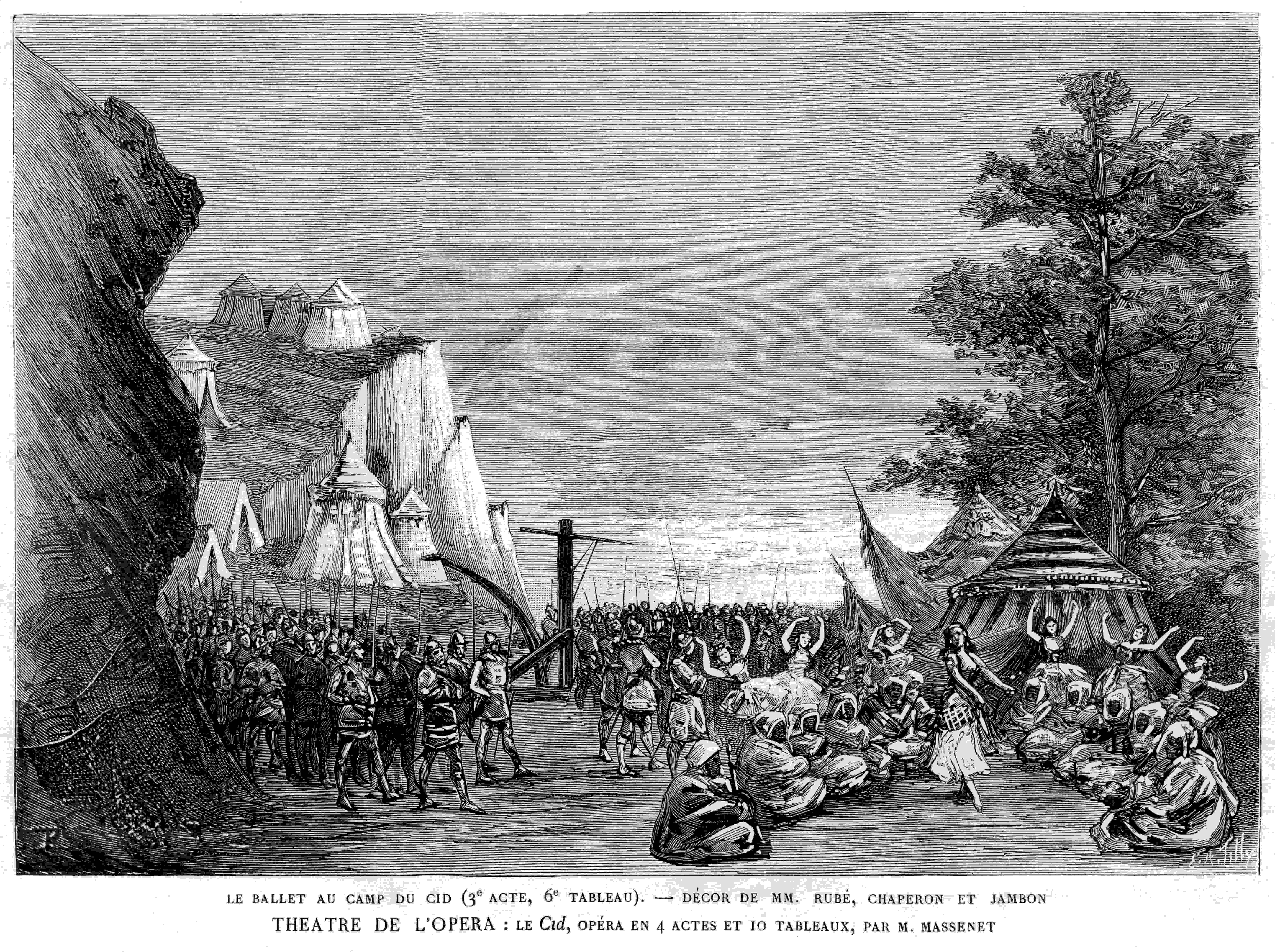 Le ballet au camp du Cid