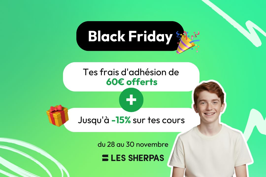 Le Black Friday débarque chez Les Sherpas ! 🎁