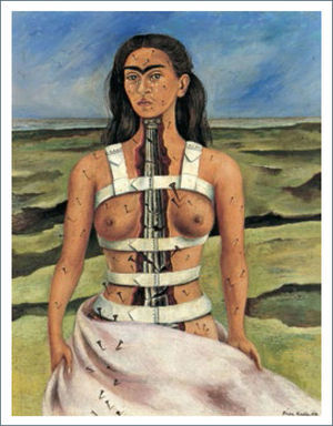 tableau la colonne brisée Frida kahlo
