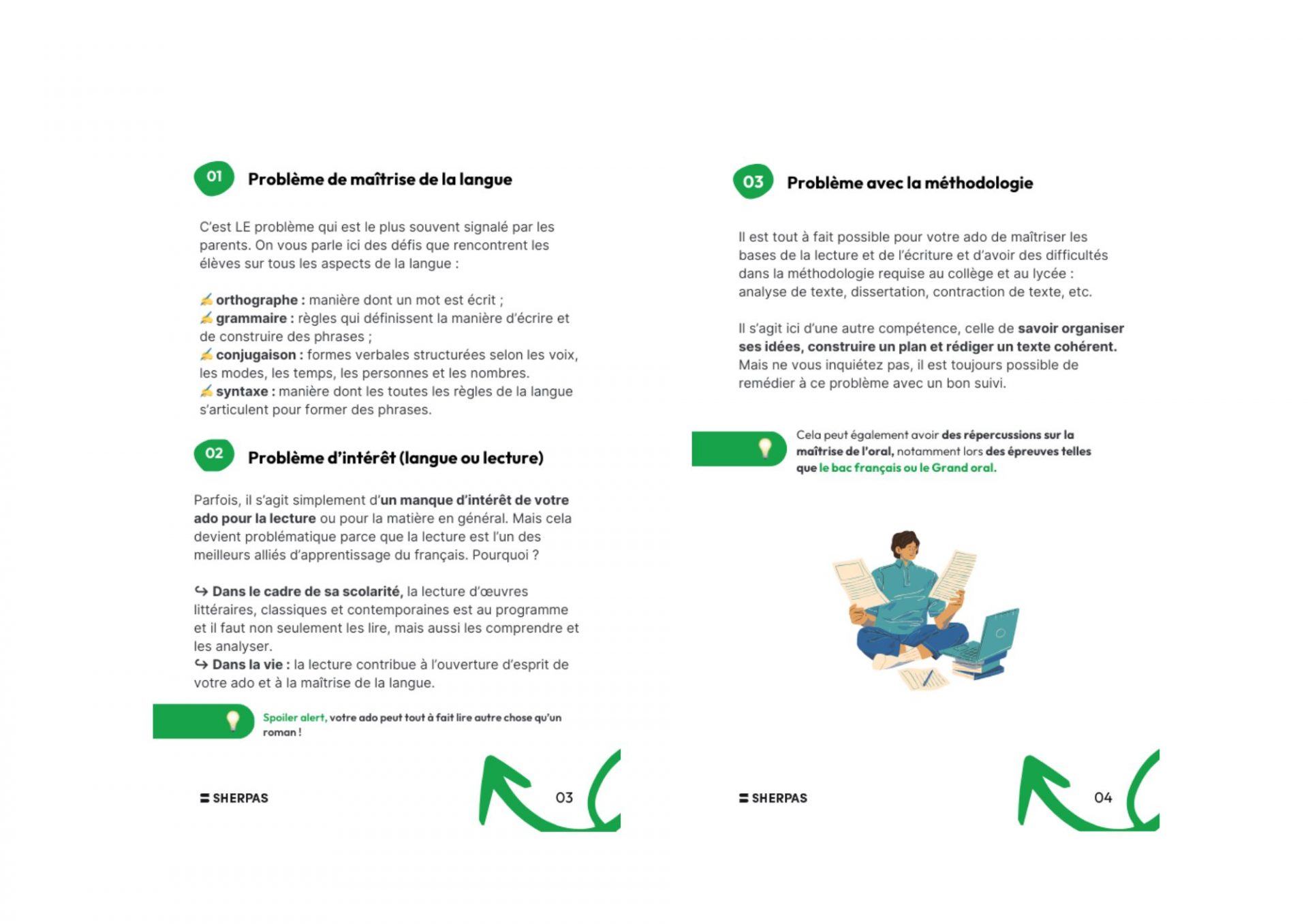Guide améliorer notes de français 2