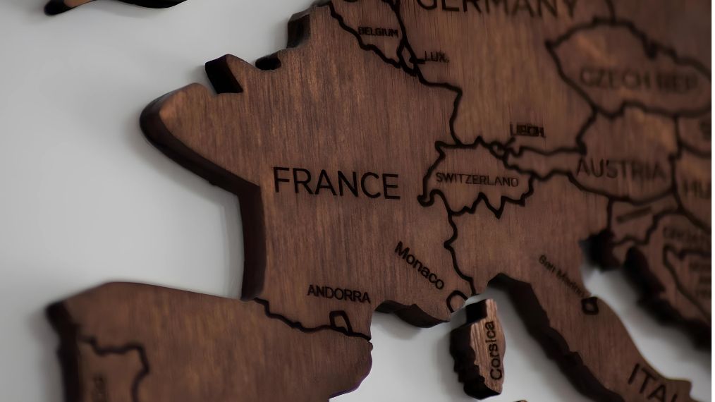 Carte de la France