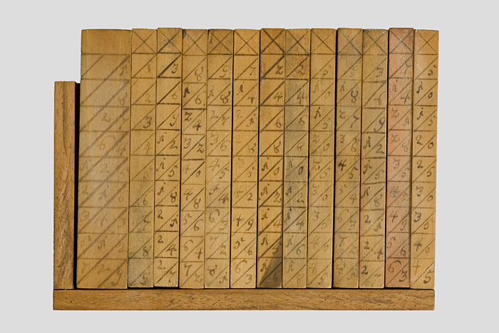 Les bĂątons de Napier