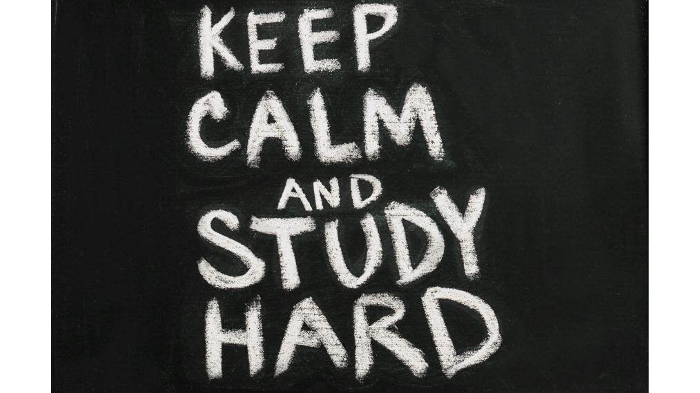 keep calm and study hard