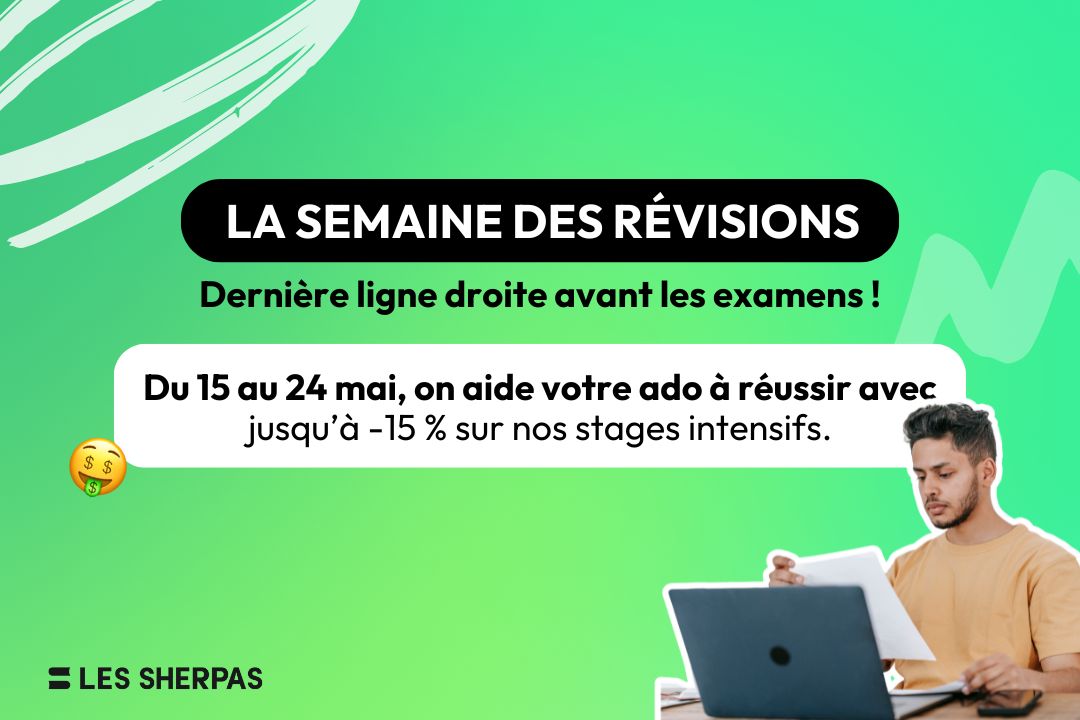 Dernière ligne droite avant le bac ou le brevet ? Offrez-lui LE coup de pouce qu’il lui faut 😉