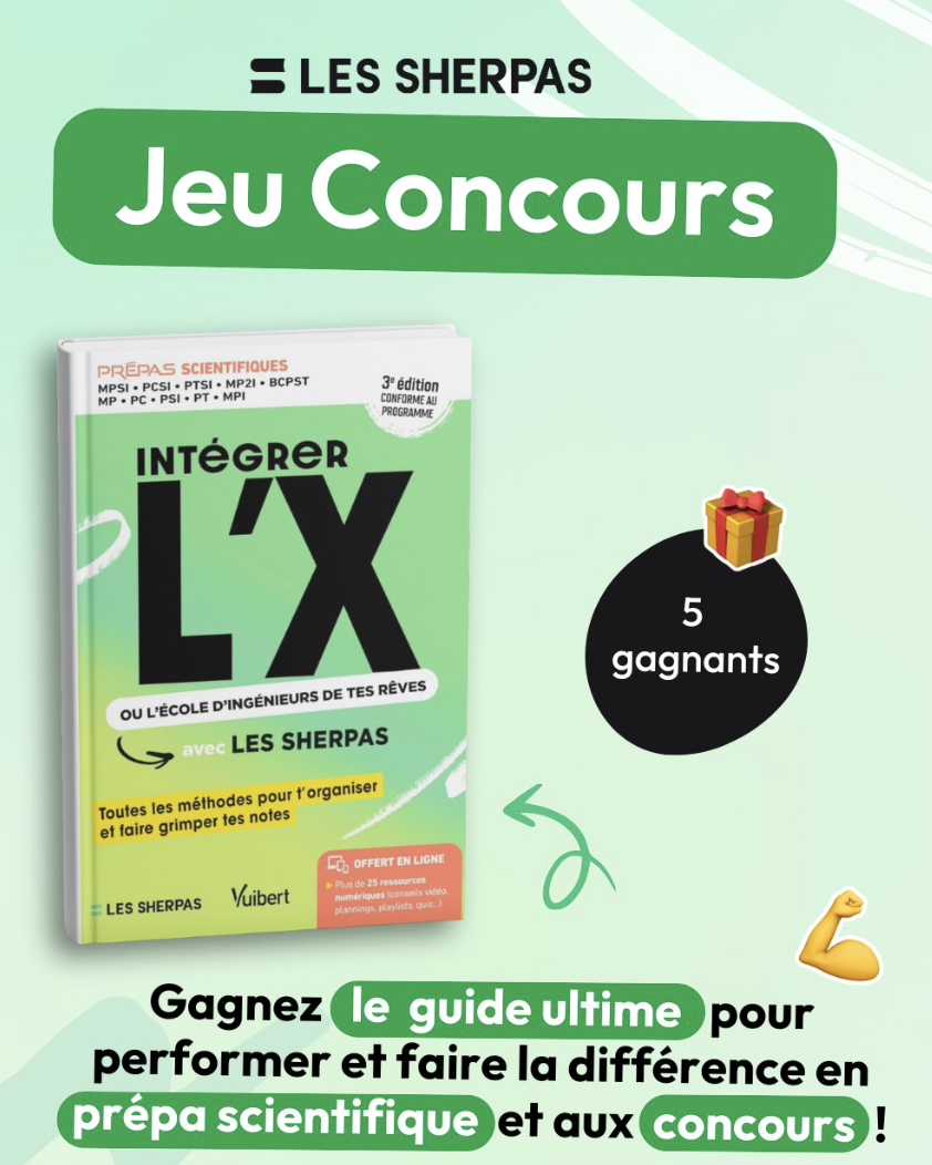Jeu concours Intégrer l'X